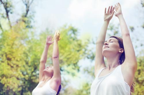 Yoga in de buitenlucht